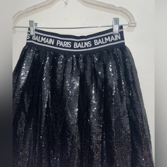 Balmain Girls Sequin Boho Maxi Skirt - Picture 7 of 11